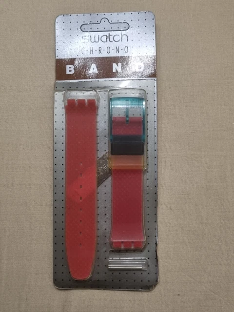 SWATCH CHRONO ANNI 90 Cinturino pelle e velluto verde Soggetto Inghilterra EUR 100 00 PicClick IT