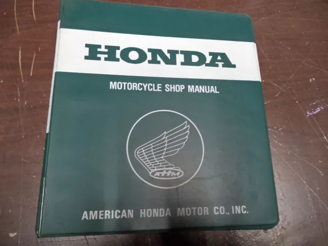 Honda motorcycle OEM used shop manual CR480R 1982