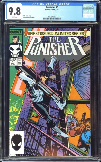 Punisher #1 CGC 9.8 (1987) Marvel Comics 1st Ongoing Series! L@@K!