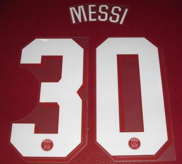 Flocage Officiel Messi N°30 Ligue Des Champions PSG 2021/22 Flocage Officiel Messi N°30 Ligue Des Champions PSG 2021/22