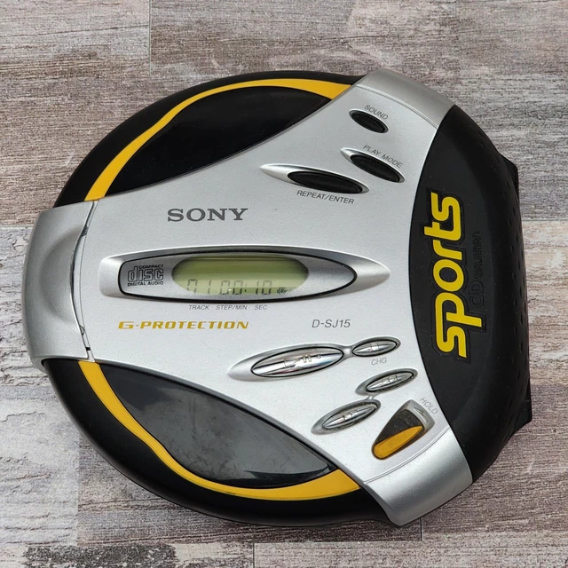 VINTAGE SONY SPORTS CD Walkman G-Protection D-SJ01 Made In