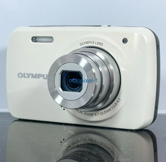OLYMPUS VH-210 COMPACT Digital Camera Orange Excellent Condition