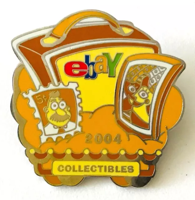 Ebay Live 2004 Lapel Pin Collectibles (Yellow) Category Ebayana Ad Souvenir
