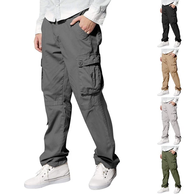 Jogger cargo multitasca dalla vestibilità sciolta da uomo perfetti per uno stil