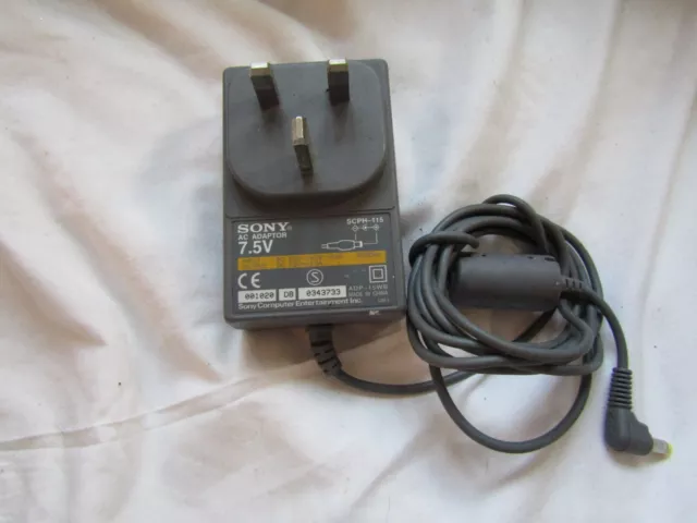 Genuine Official Sony Psone Power Adapter Scph-115 Working