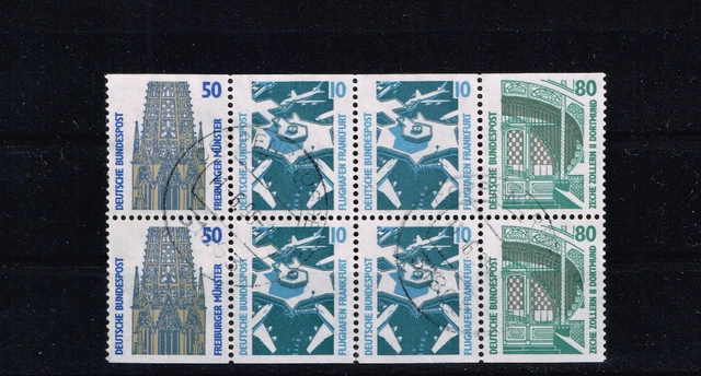 Briefmarken BRD Sehenswürdigkeiten 1987-2004 H-Blatt 33