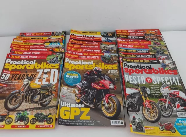 Practical Sportsbikes Job Lot 25 Issues 2021- 2023 Motorbikes  Testing Magazine