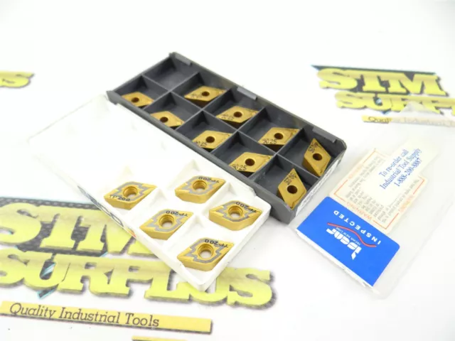 14 New Carbide Indexable Inserts Seco & Iscar Dnmg 331-Nf & Cnmg110408-M3