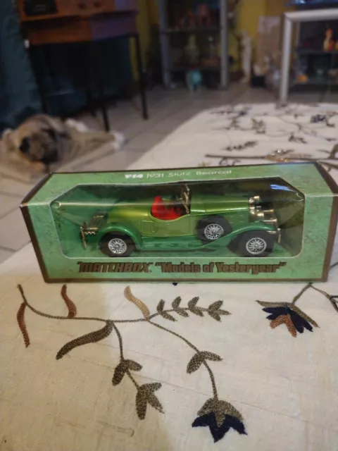 Matchbox Models of Yesteryear Y-14, 1931 Stutz Bearcat in Green