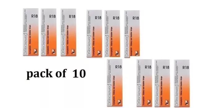 Pack de gouttes Dr Reckeweg R18 22 ml de 10 gouttes homéopathiques en vente...