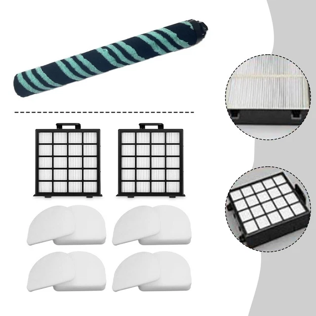 Kit Accessoires Pour Nettoyeur Vapeur Eureka NEW400 - 1 Rouleau Brosse + 2 éponges De Rechange - Neuf