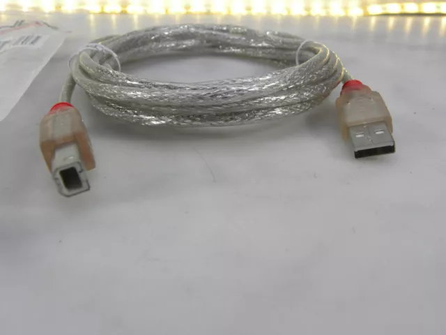 LINDY  USB Printer Cable 2.0 A to B Lead Plug 3M SHIELDED UK SELLER FREE P&P #16