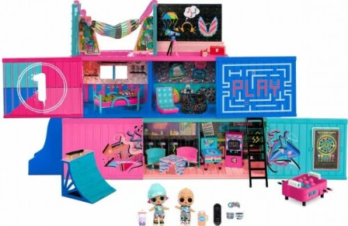 MGA 586050EUC - L.O.L. Surprise Fashion Show House, Spielhaus mit 2 Modepuppen u