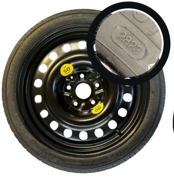 Roue De Secours Galette 16" Pour DACIA JOGGER/Sandero Stepway | Kit Complet Avec Cric Et Clé