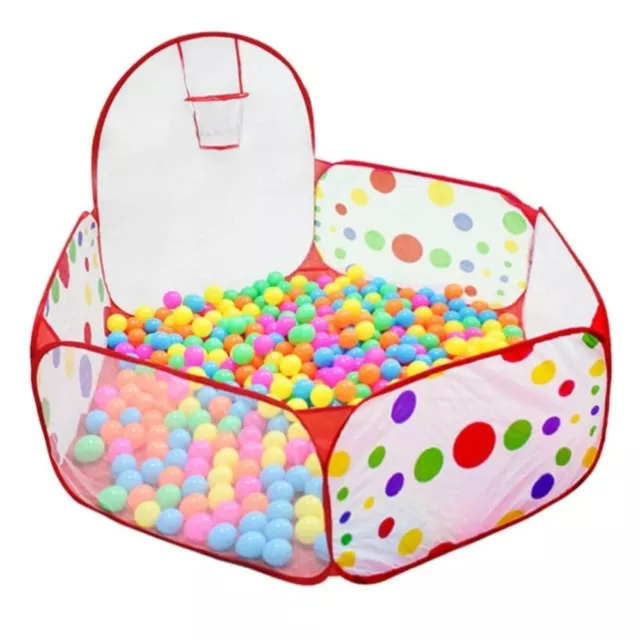 PopUp Play Tent Folding Kids Ocean Ball Pit Pool Baby Safety Fence Playhouse;