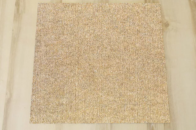 Teppich Fliesen Rex 50x50 cm B1 Balta 106 Beige B-s1