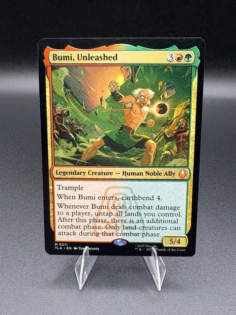NM BUMI, UNLEASHED, MTG, Avatar: The Last Airbender, Magic the