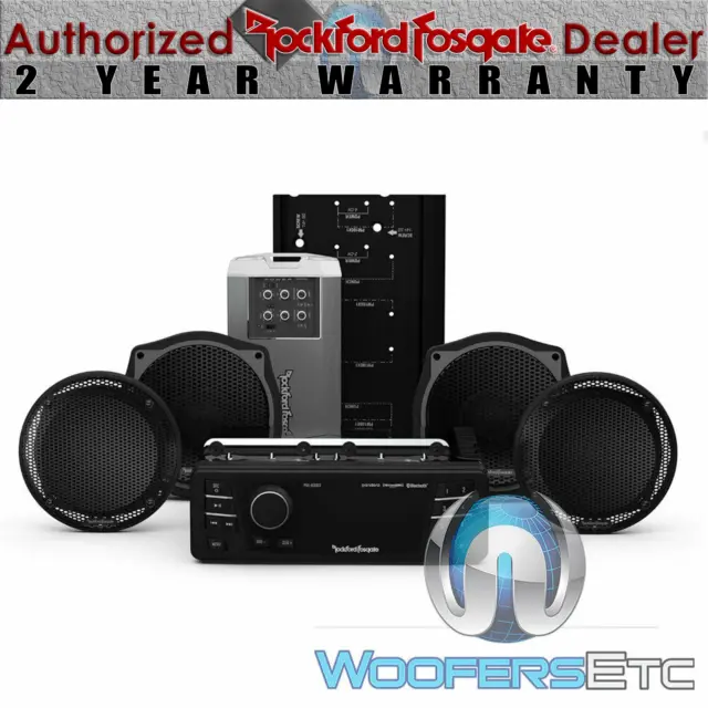 Rockford Fosgate Hd9813Sgu-Stage2 Upgrade 98-2013 Street Glide Ultra Motorcycle