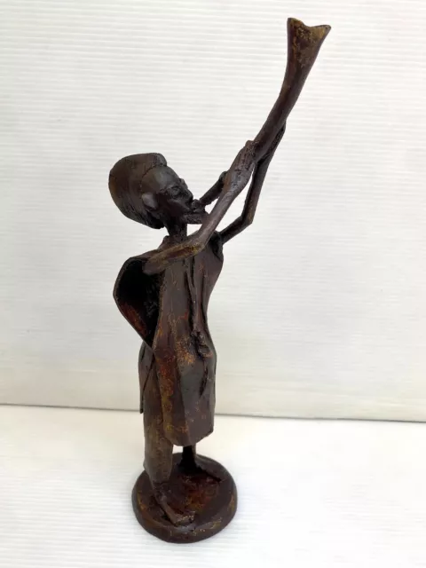 ❖0023❖ Collectible antique African Mali Dogon ritual bronze artifact figurine