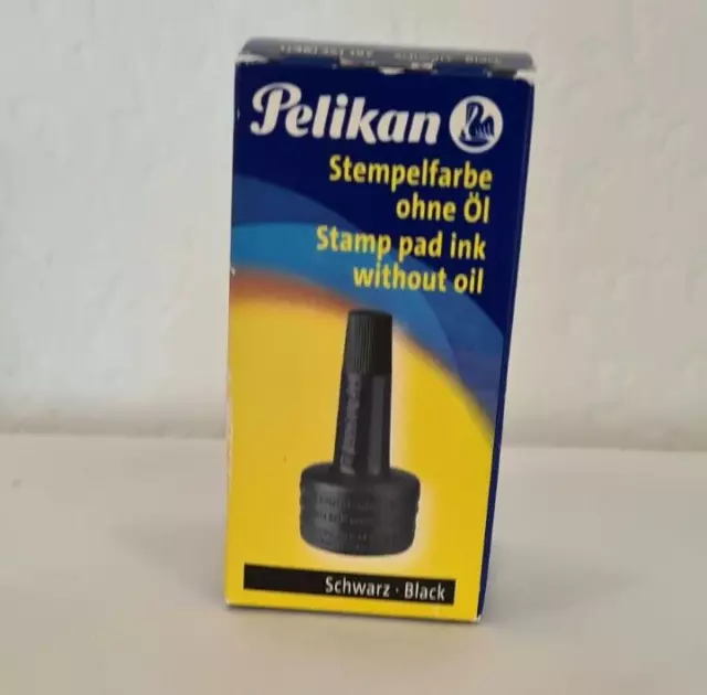 PELIKAN  Stempelfarbe  ohne Öl   schwarz  28 ml