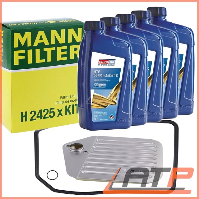 MANNFILTER HYDRAULIC FILTER+DEXRON Automatic Transmission Oil For Bmw