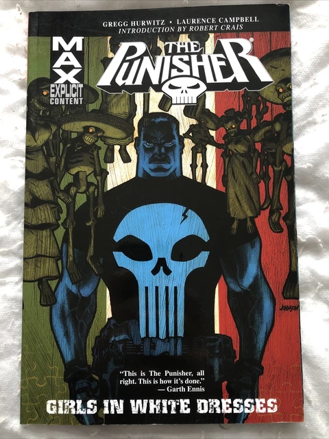 The Punisher MAX: Girls In White Dresses TPB Hurwitz (Marvel 2009) 1st Print
