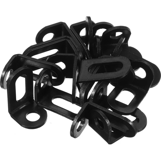 20 Supports D'Angle Papillon Amovibles En Alliage De Zinc - Connecteurs Meubles Bois Avec Vis (Silver X20)