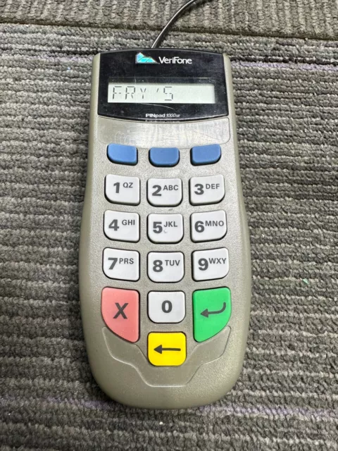 VeriFone PINpad 1000SE Credit Debit Card PIN Keypad P003-160-02 & Cable 2