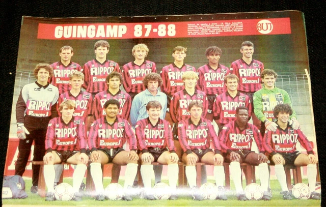 Affiche Vintage Stade Rennais – Poster équipe Saison 1974/75