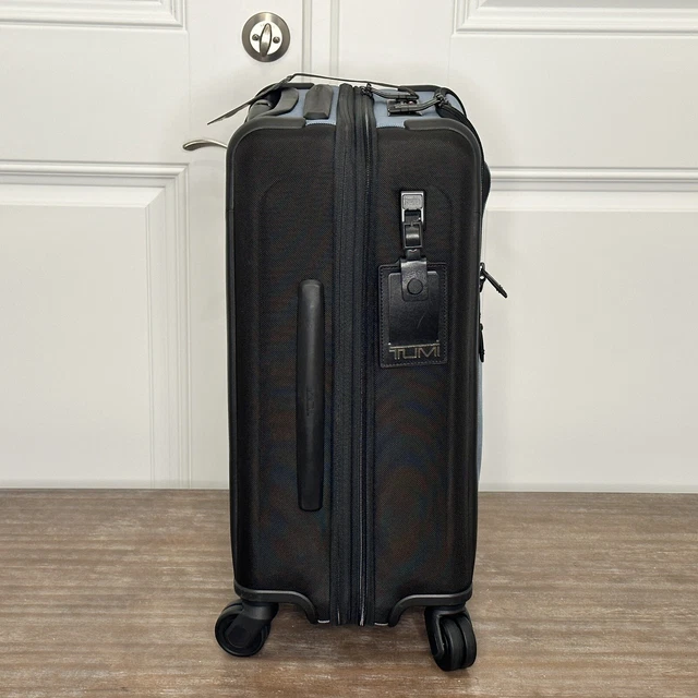 Tumi Alpha 3 International Dual Access 4 Wheel Carry-On Storm Blue *RARE COLOR* 3