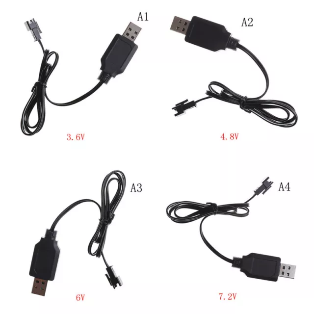 DC 3.6V-7.2V RC Battery Pack USB Charger Adapter For Remote Control Car D-TM SN❤