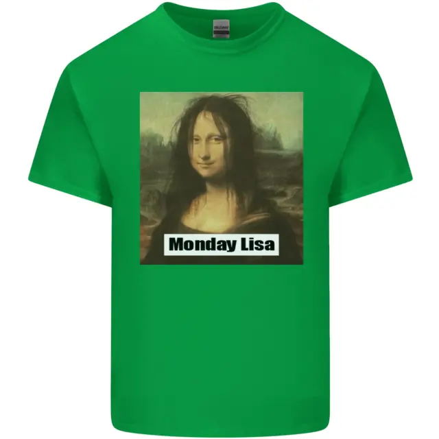T-shirt bambini parodia Monna Lisa lunedì lisa bambini 9