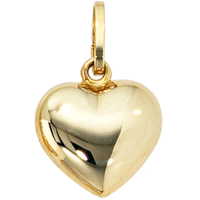 JOBO  "37982" Kinder Anhänger Herz 333 Gold Gelbgold Herzanhänger Kinderanhänger