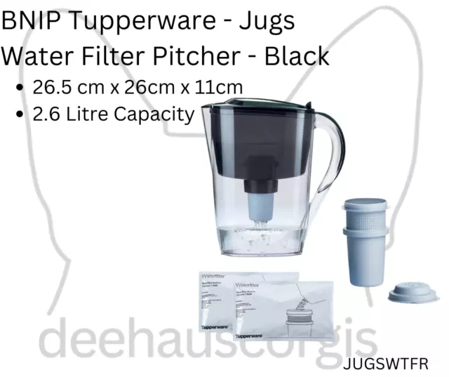 Brand New in Packaging Tupperware Pure & Serve Water Filter Pitcher - 2.6 Litre