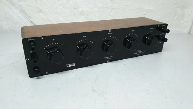 Muirhead Kelvin-Varley Resistive Voltage Divider K-175-E 1 750V RMS