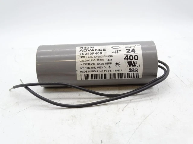 Philips 7C240P40R  Dry Film Hid Capacitor (147143)