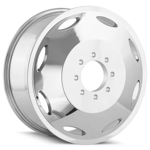 Cali Off-Road 9105 Brutal Dually Inner 22x8.25 8x210 Chrome Wheel Rim 22" Inch