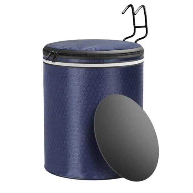 Grand Panier Arrière De Vélo Pliable – Support Bagage En Plastique Noir, Idéal Pour Courses Ou Balades