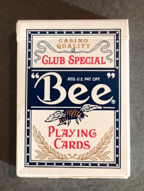 Bee No. 92 Club Blue Special Playing Cards Casino Quality Used