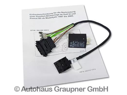 VW Komfortblinker Nachrüstsatz Golf 4 Bora Passat Variant Blinker SET