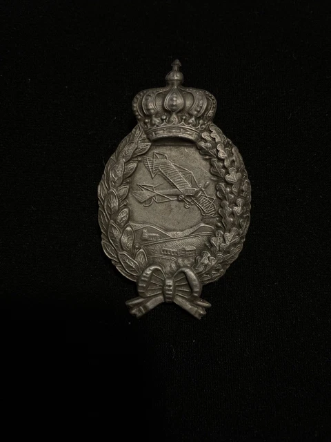 WW1 Imperial German / Bulgarian Aviators Pilots Badge Award Badge Original WW1 Imperial German / Bulgarian Aviators Pilots Badge Award Badge Original