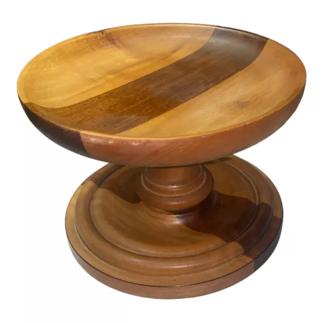 Wooden Pedestal Stand made of Tasmanian Blackwood and Tasmanian Myrtle.