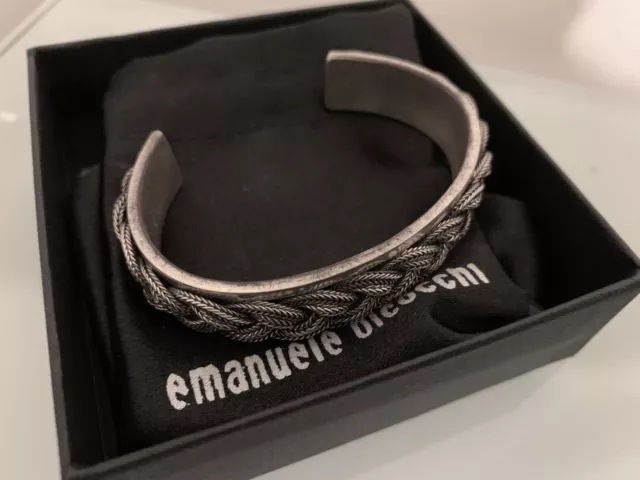 Emanuele Bicocchi Bracelet Armreif 925 Massives Silber