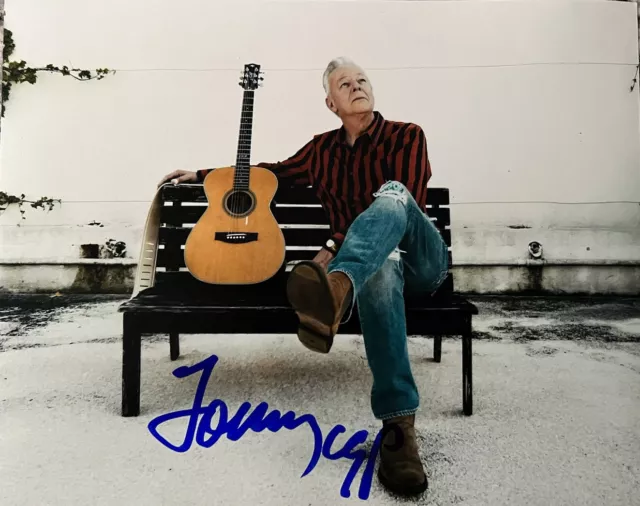 TOMMY EMMANUEL HAND SIGNED 8x10 PHOTO LEGEND GUITARIST AUTHENTIC AUTOGRAPH COA