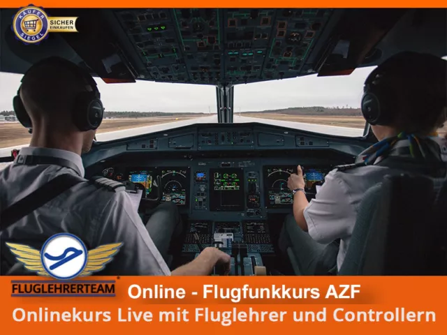 Online Flugfunkkurs AZF + (E) - Instrumentenflugberechtigung Live mit Fluglehrer