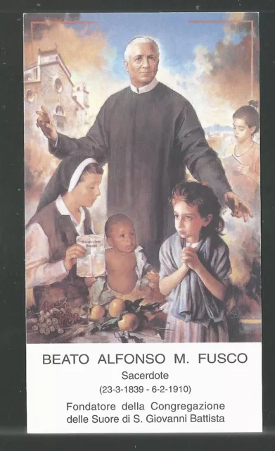 Estampa Beato Alfonso andachtsbild santino holy card santini