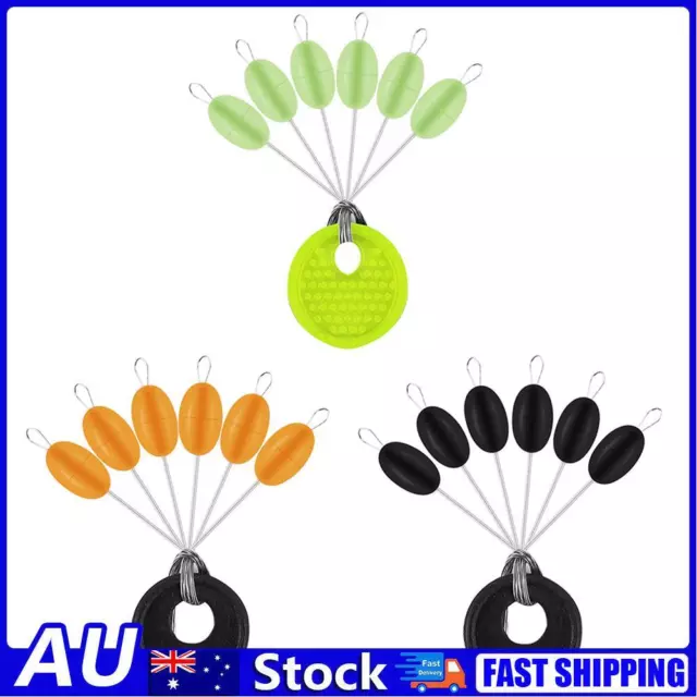 30 Group Set Rubber Space Beans Stopper for Sea Carp Fly Fishing Bait Fish  Float