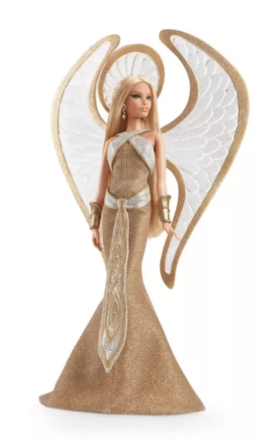 Mattel Barbie Signature Bob Mackie Barbie Holiday Angel Doll 2022 HCC00