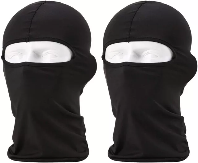 2Pcs Balaclava Full Face Mask UV Protection for Men Women Sun Hood Tactical Ski