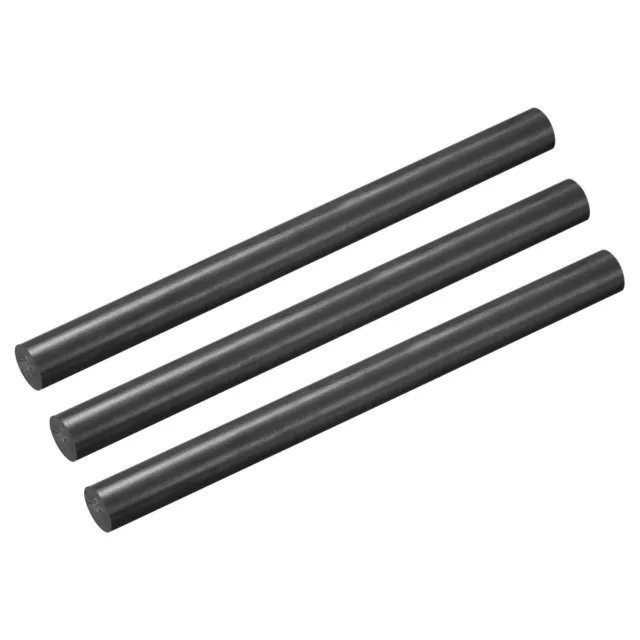 Carbonio Fibra Asta,12mm x 150mm per RC Aereo Fai da Te Strumento,3pz